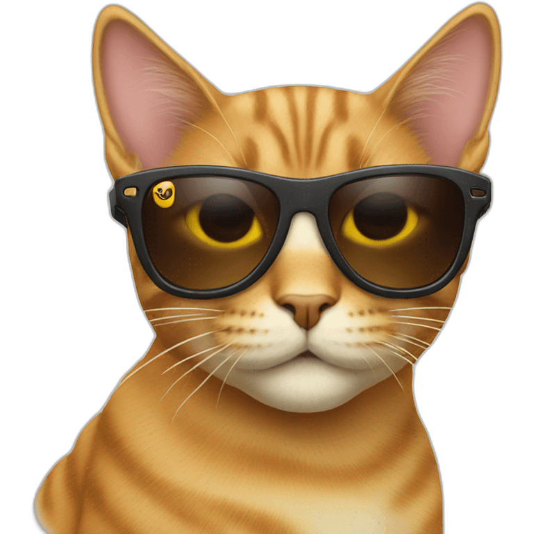 Cat sunglass emoji