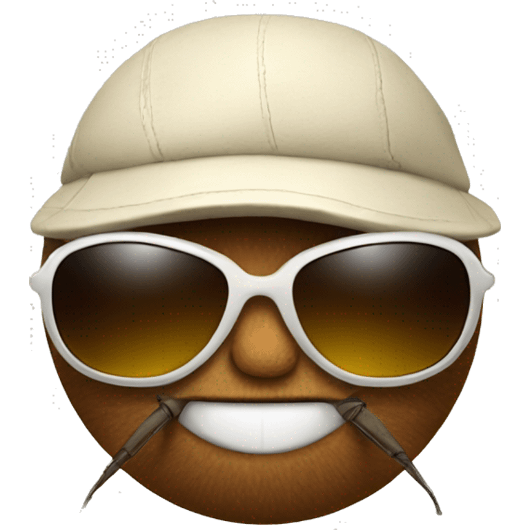  cricket whit sunglasses emoji