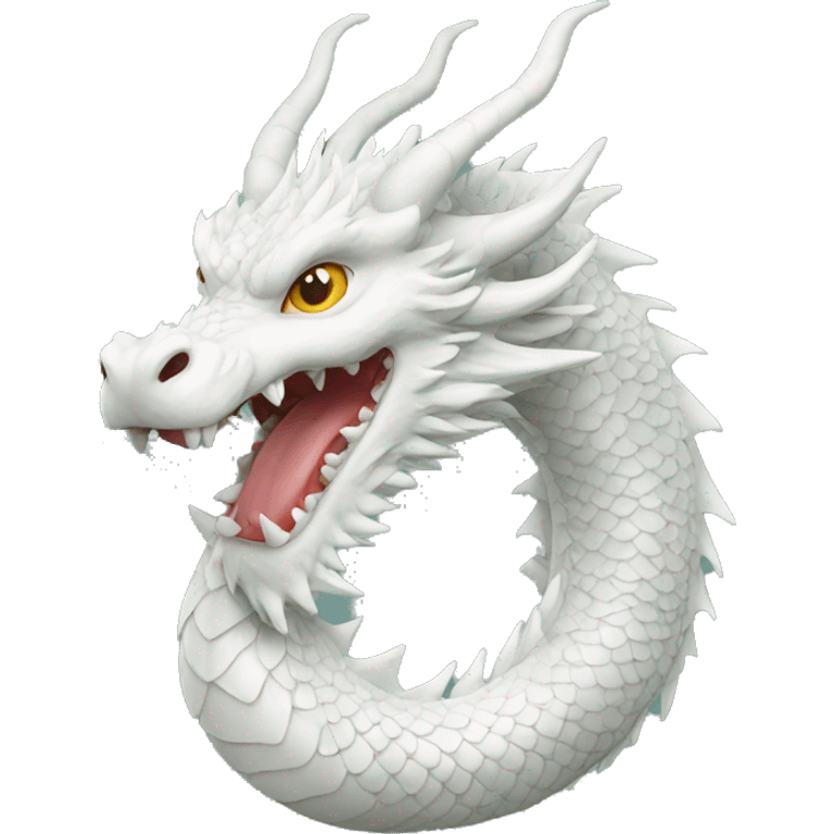 chinese white dragon emoji