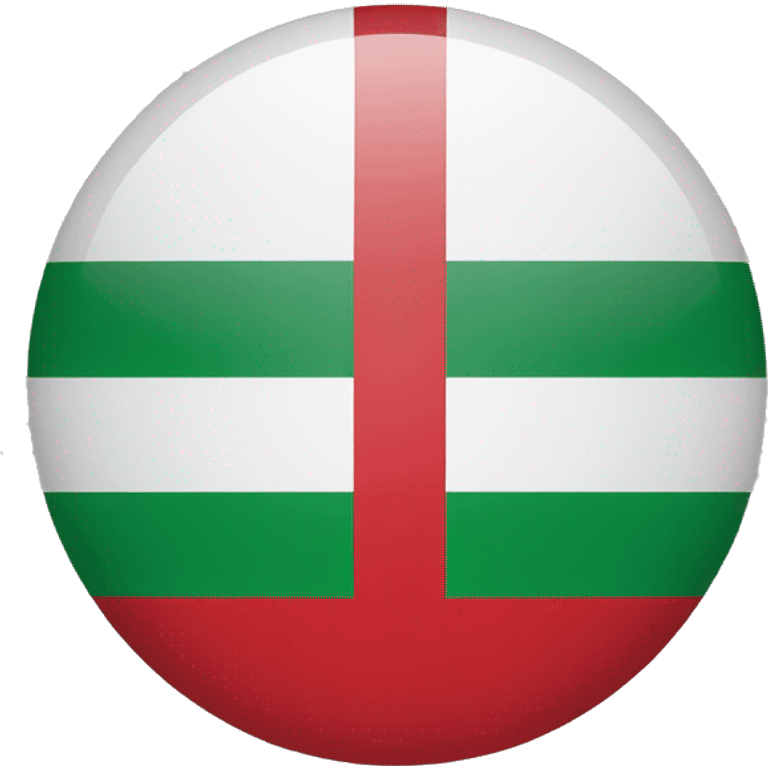 The Hungarian flag but upside down. Make it straight, 2D, without any poles  emoji