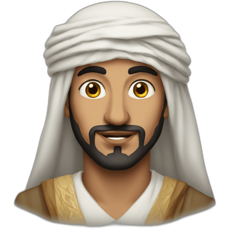 an arab man from 1700 emoji