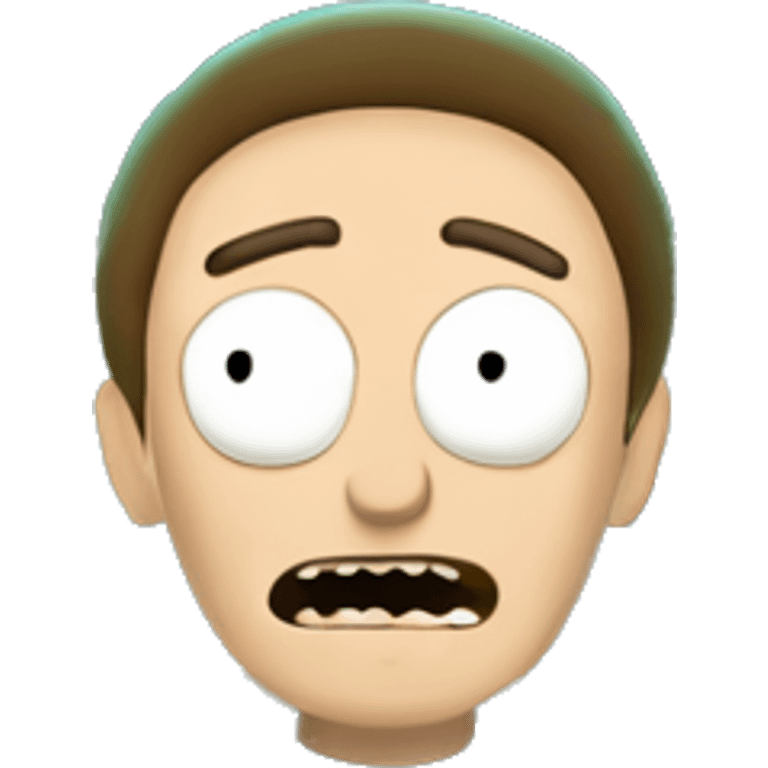 Rick and Morty in spaceship  emoji