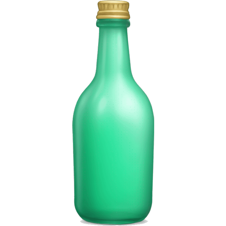 mint green bottle  emoji