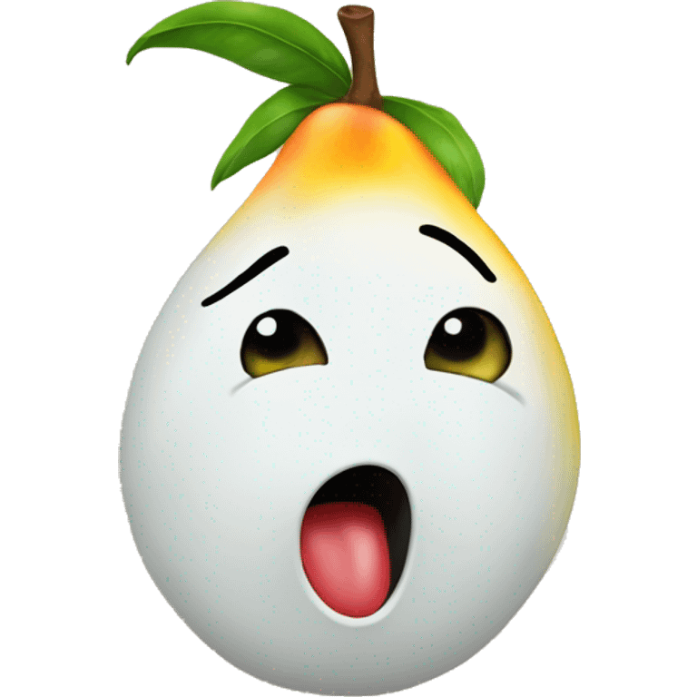 Farting mango  emoji