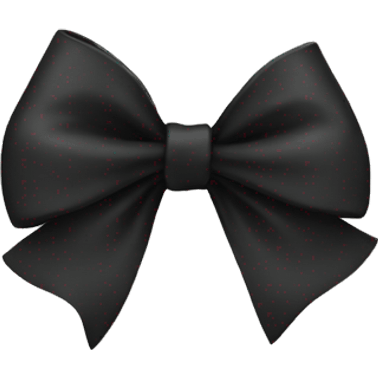 Black bow  emoji