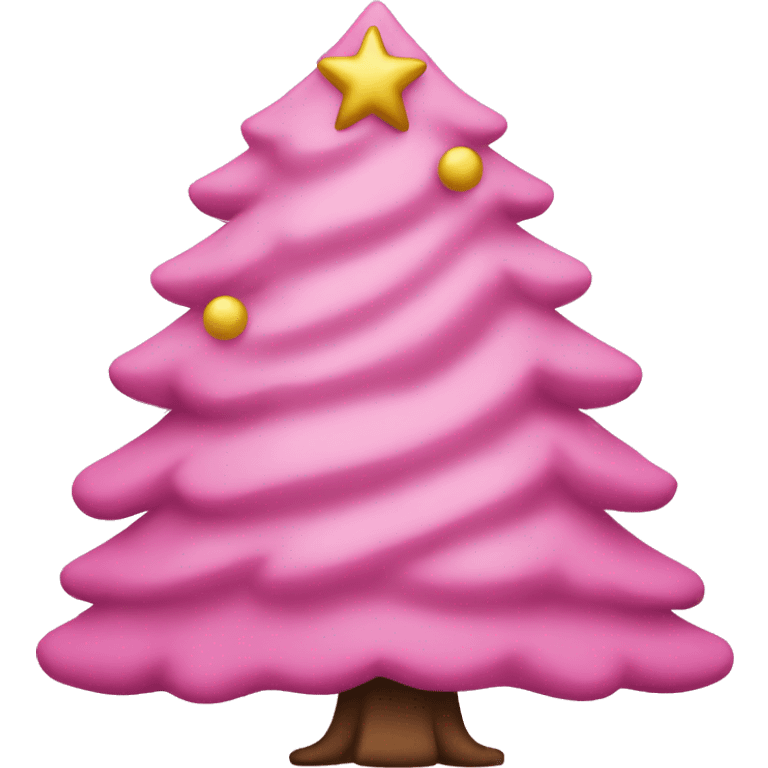 christmas tree pink  emoji