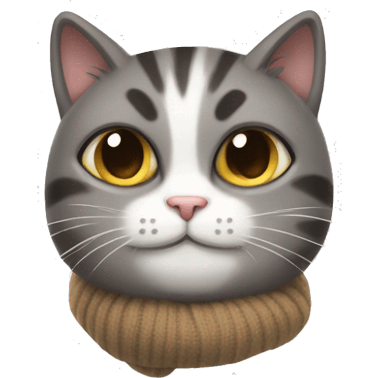 Cat with mittens emoji