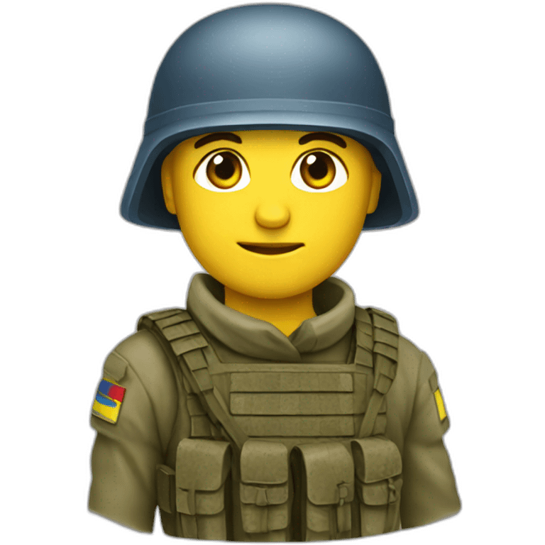 Ukrainian soldier emoji