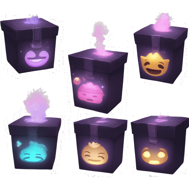 𓂺THE 𓂸MAGIC BOX🗿 glittery✨box of magic light emoji