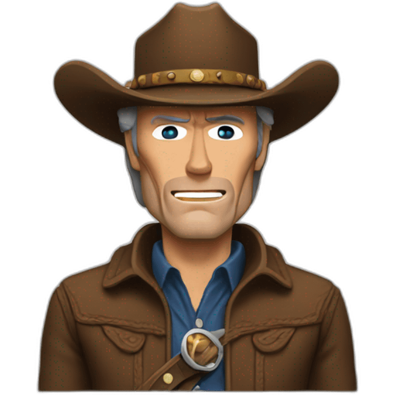 Clint Eastwood cowboy emoji