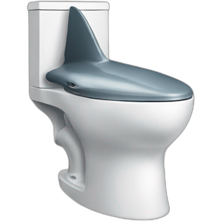 shark toilet emoji