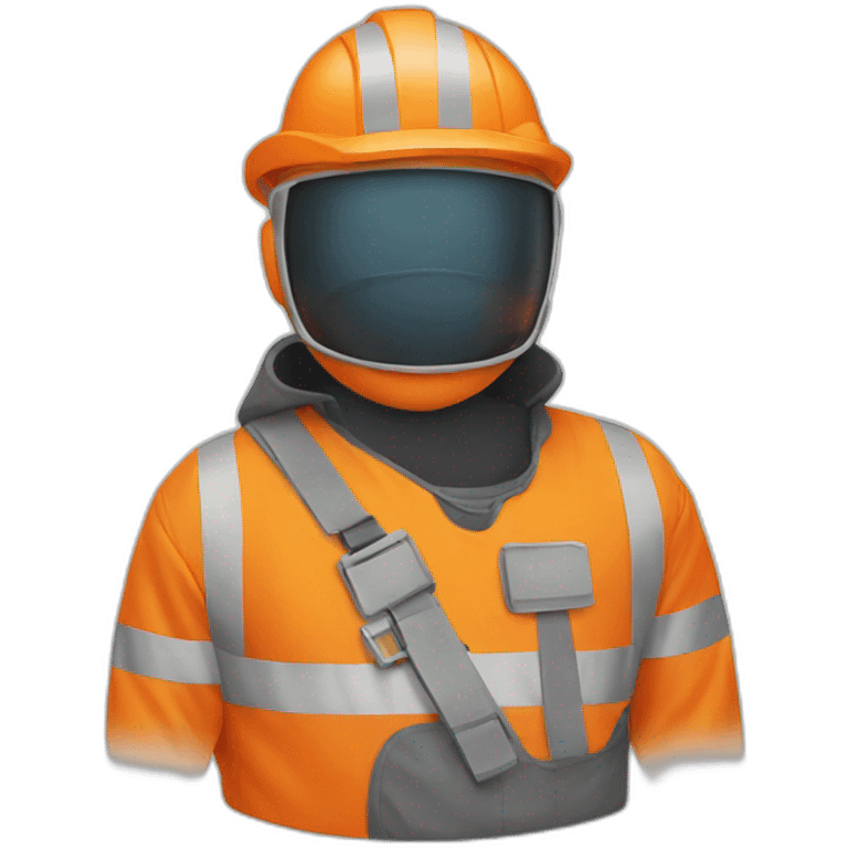 Orange PPE emoji