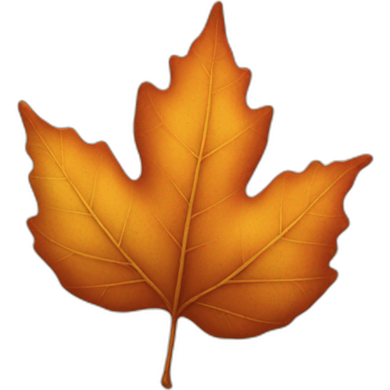 autumn leaf emoji