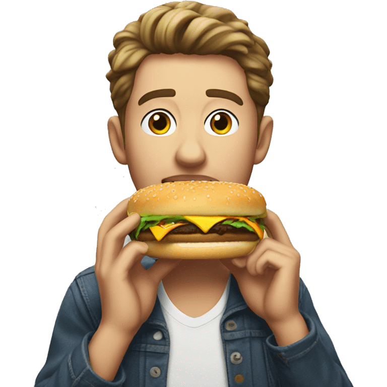 Cole Palmer eating a burger emoji