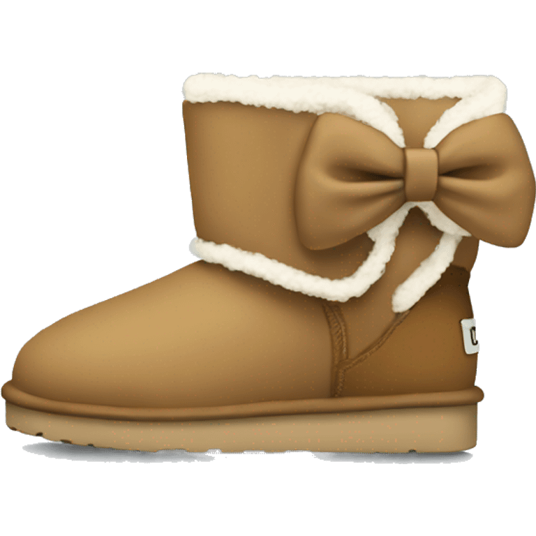 uggs with bow emoji