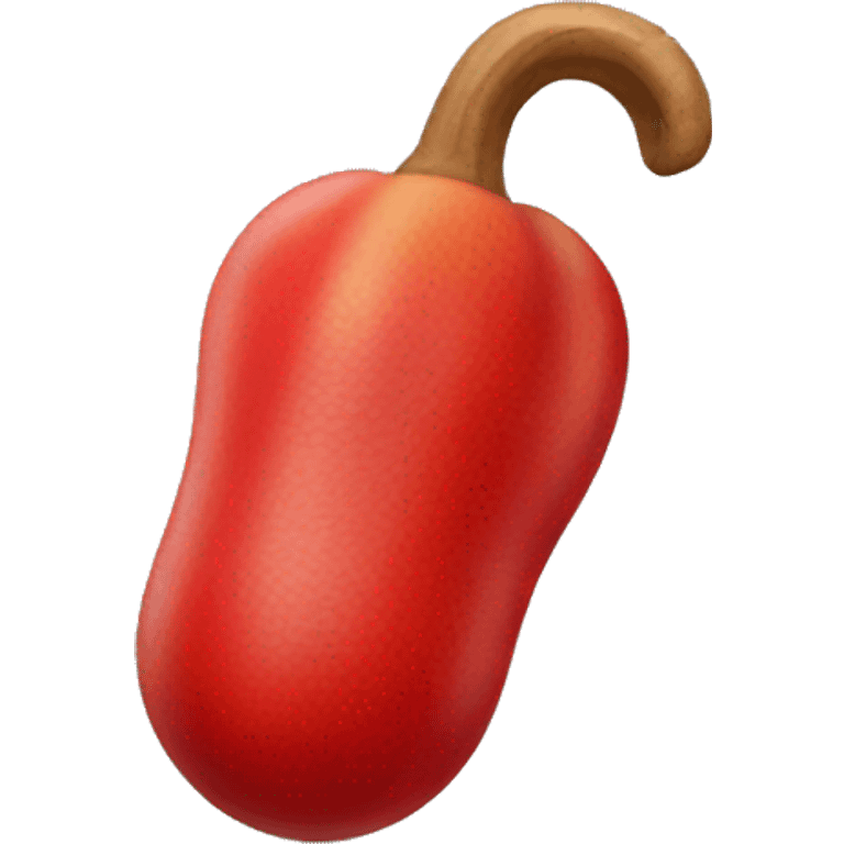 Red cashew fruit emoji