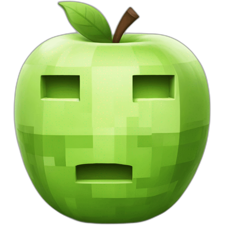 Minecraft Apple emoji