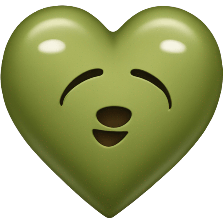 olive heart  emoji