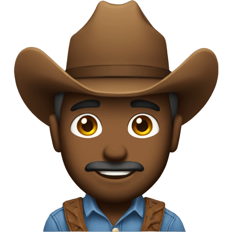 A cowboy  emoji