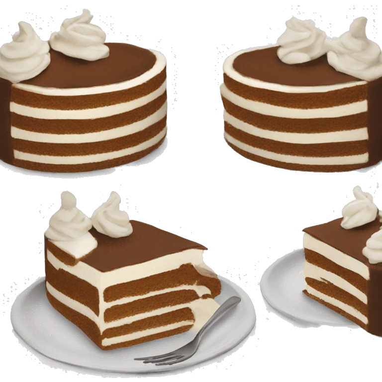 tiramisu cake emoji