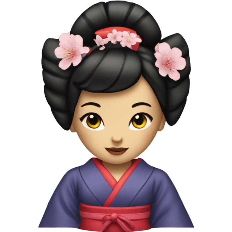 Geisha girl emoji