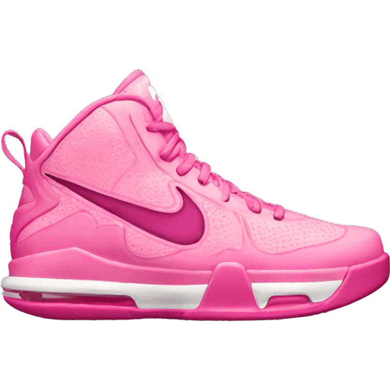 pink nike basketball shoes emoji