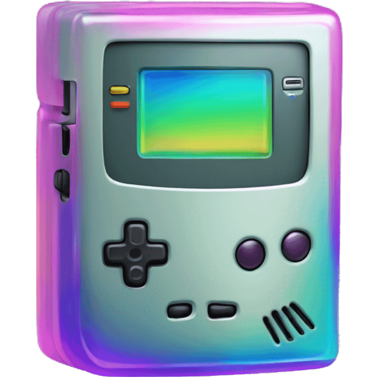 Iridescent Gameboy Colour emoji