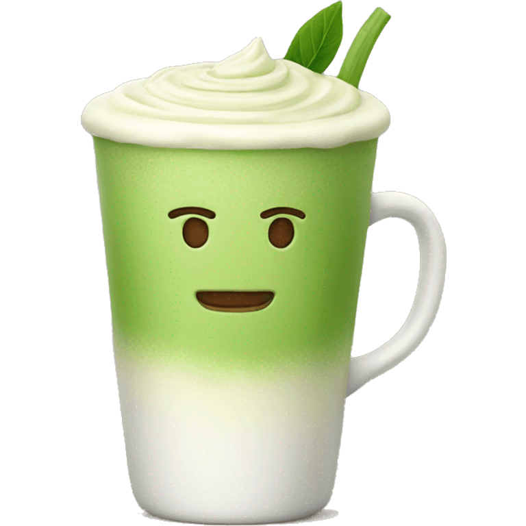 Matcha latte  emoji