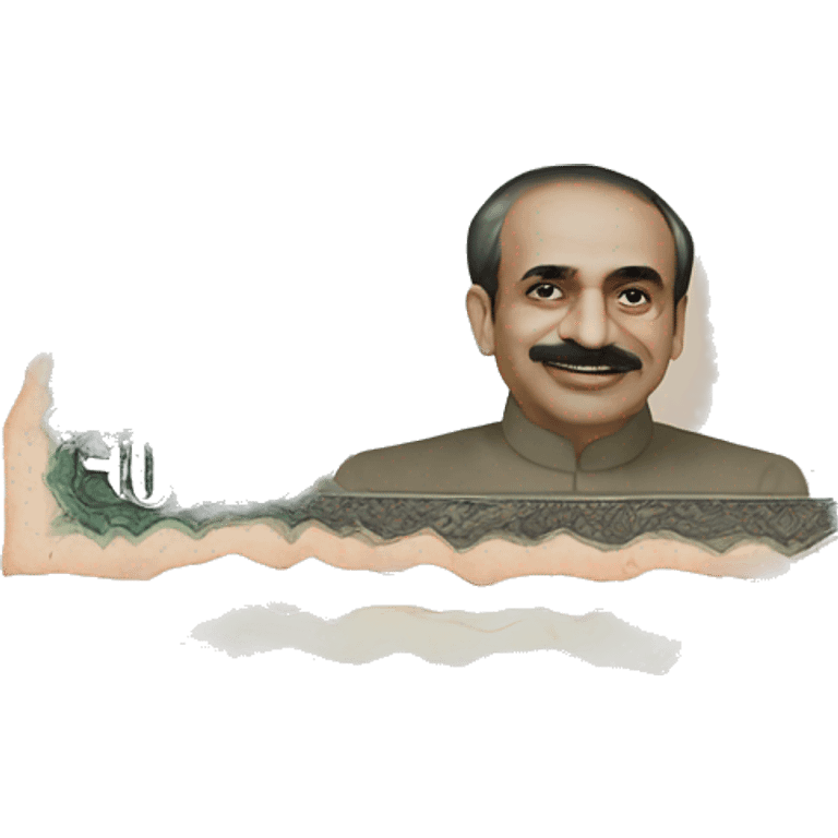 A 100 pakstani rupee note emoji