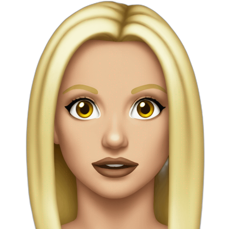 Britney spears toxic look emoji