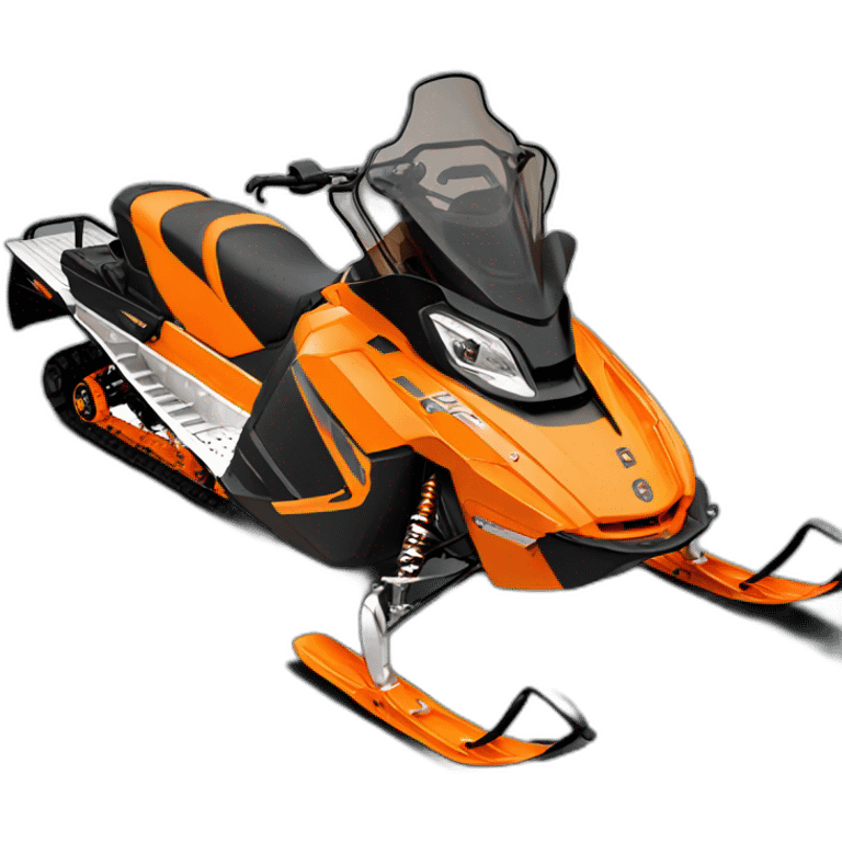 orange polaris Snowmobile emoji