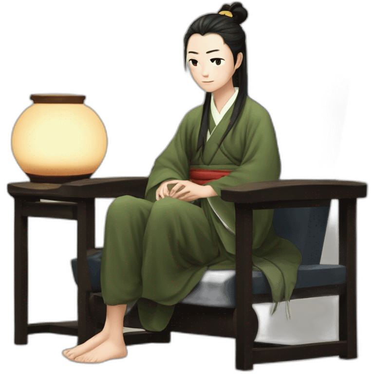 Wei wuxian watching tv - mo dao zu shi emoji