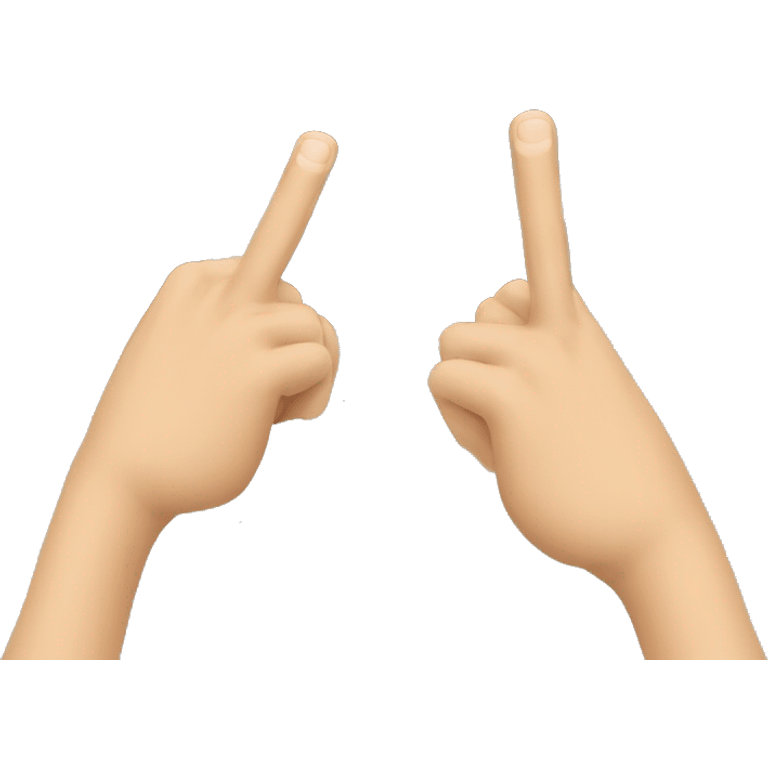 index fingers and thumbs making a rectangle emoji