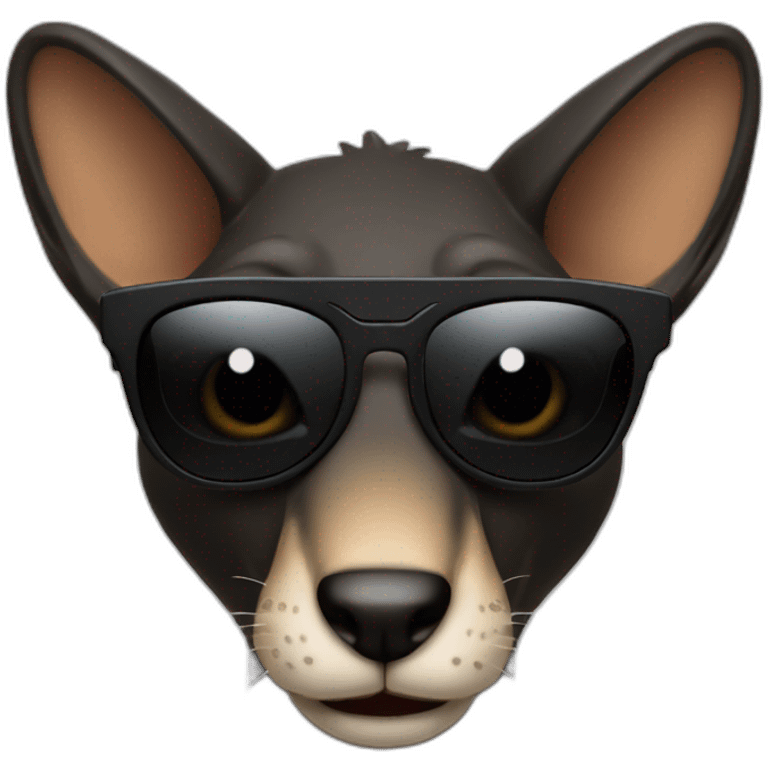 angry kangourou black sunglasses emoji