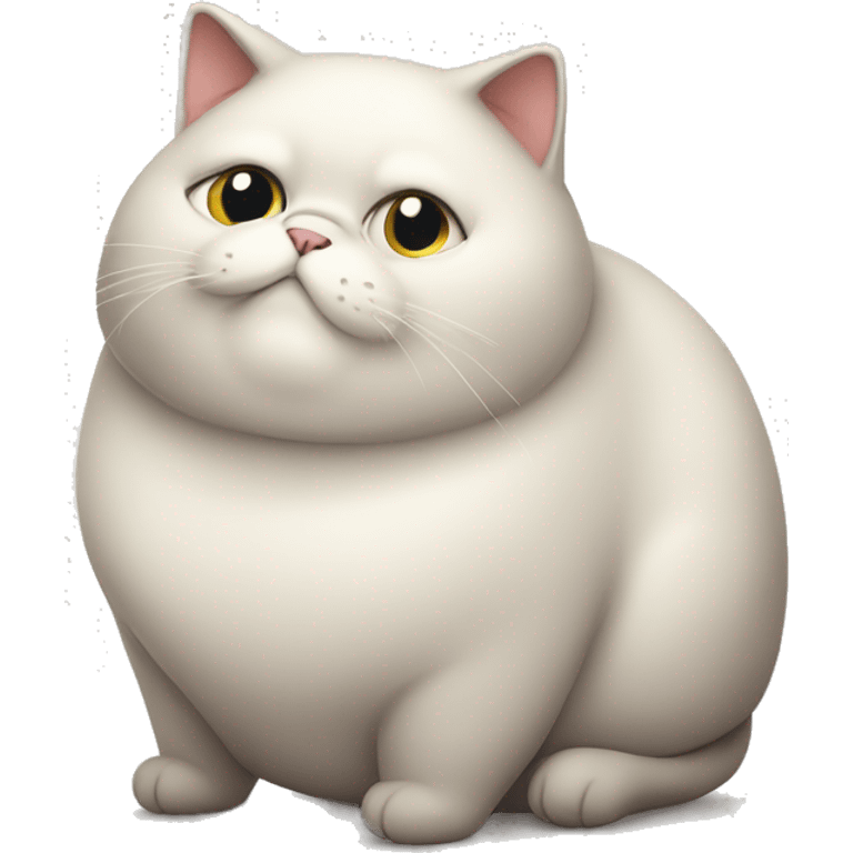 Obese cat emoji