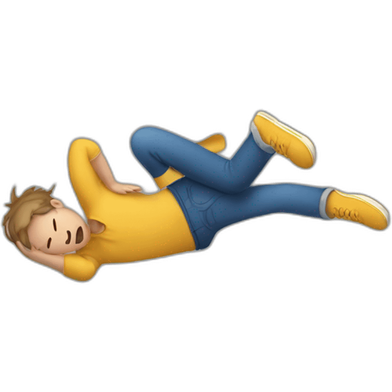 Falling over emoji