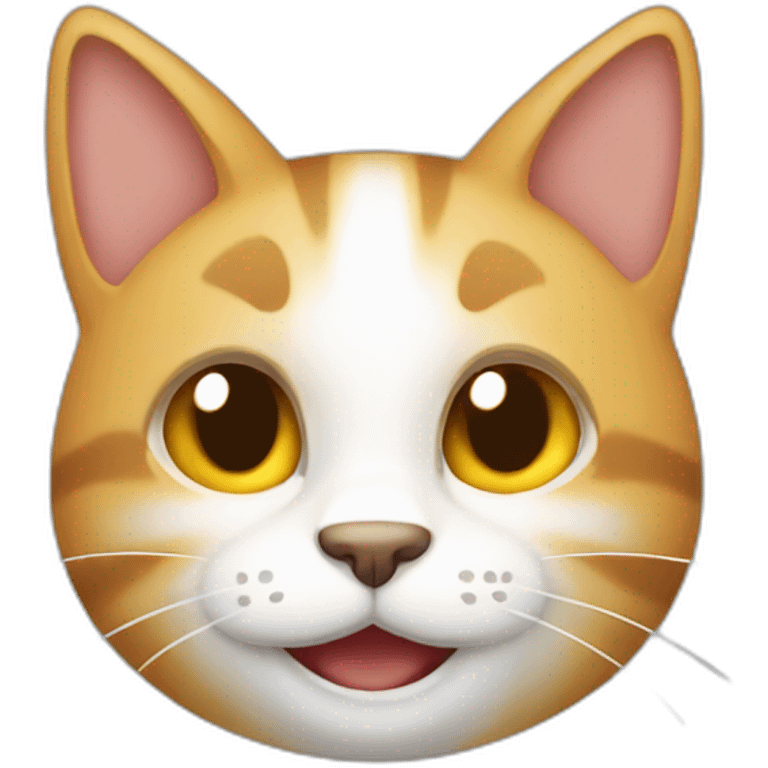 Gato riendo emoji