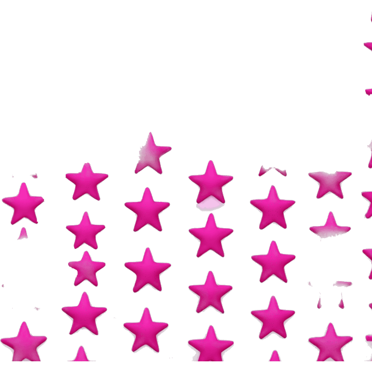 Pink star emoji