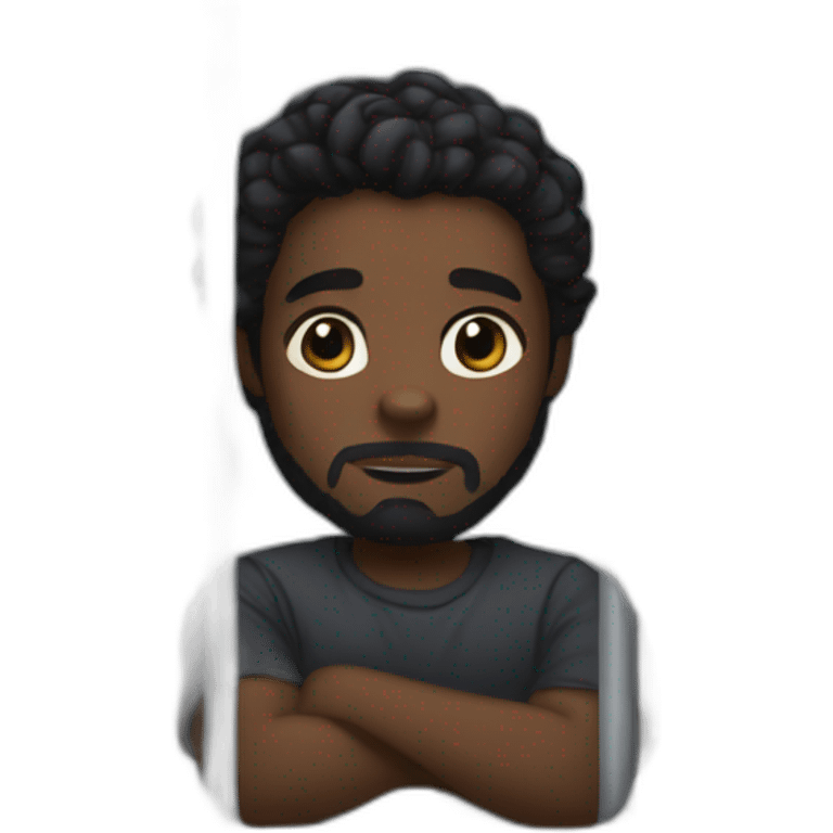 Black panther in jail emoji