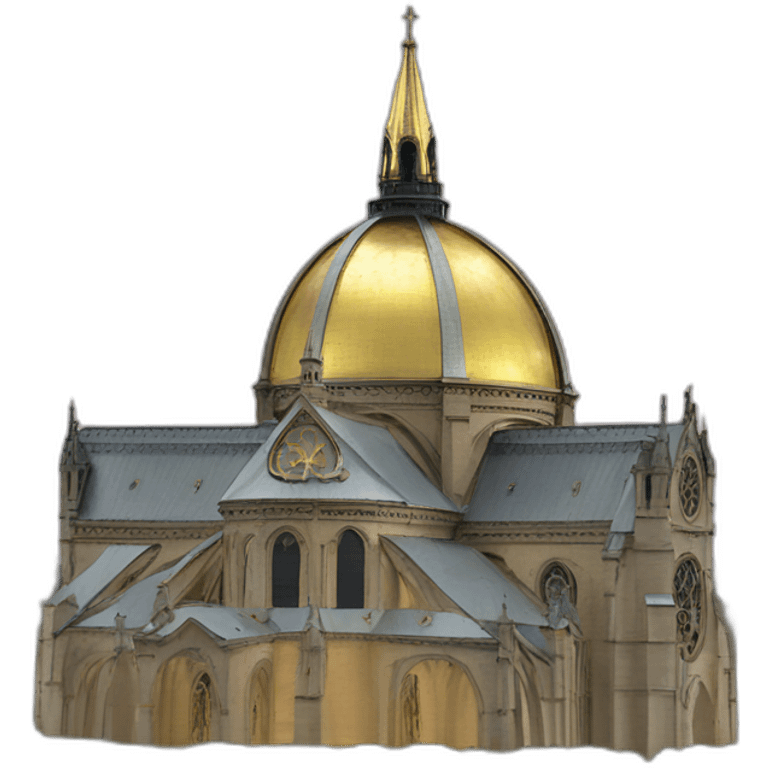 Notre Dame Golden Dome emoji