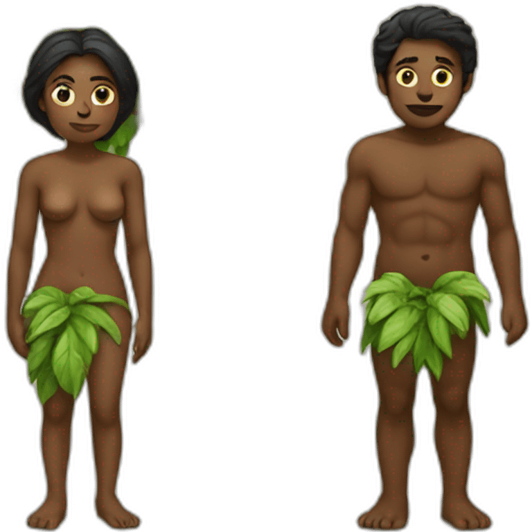 Adam and Eve emoji