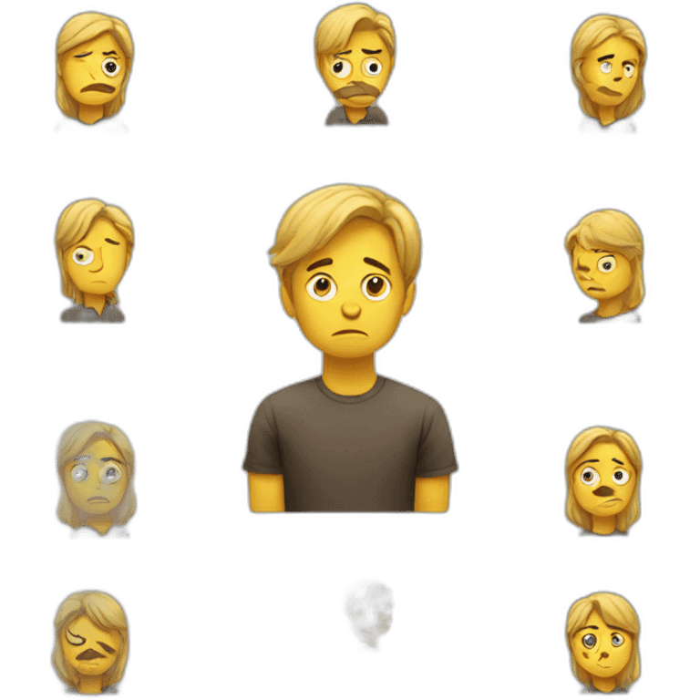 sad people emoji