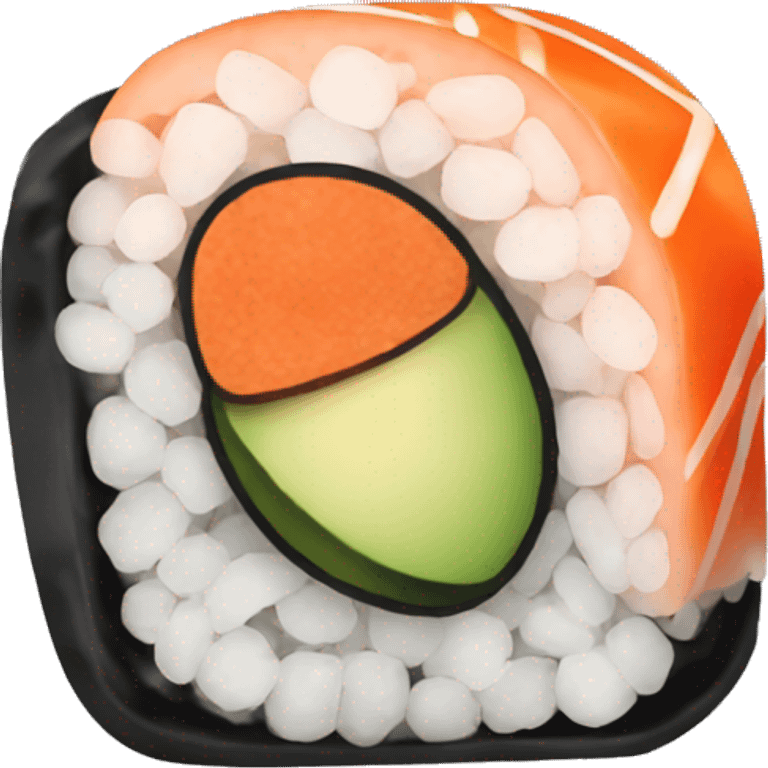 Sushi roll emoji