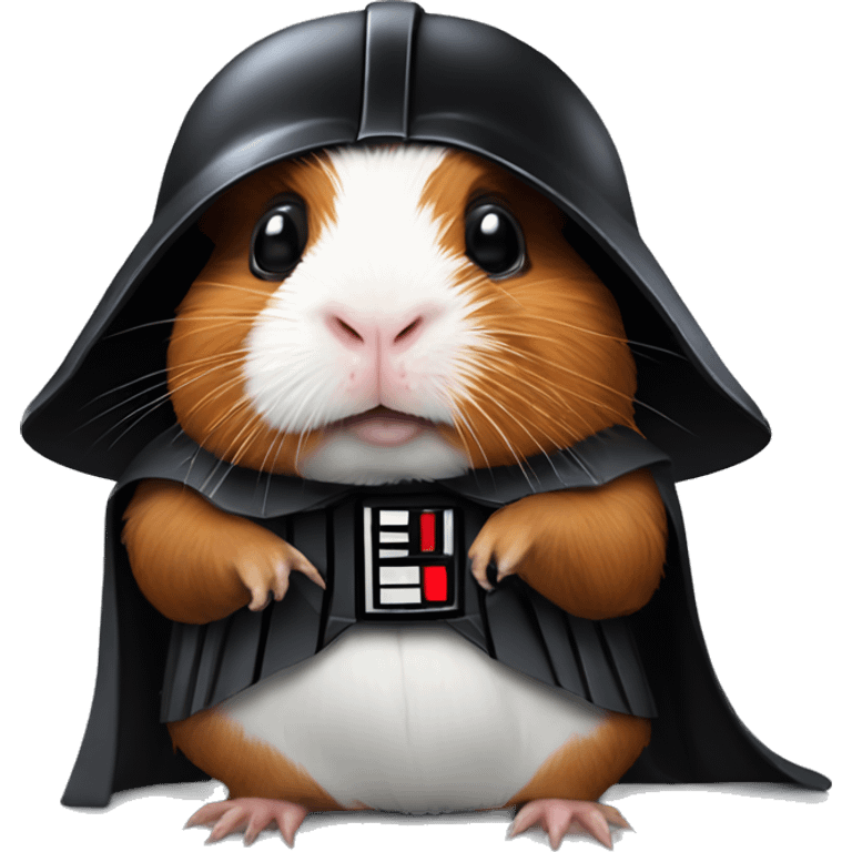 Guinea pig as Darth Vader emoji