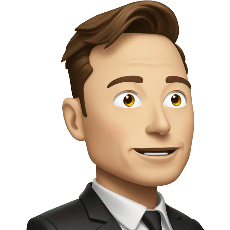 Elon musk in Tesla  emoji