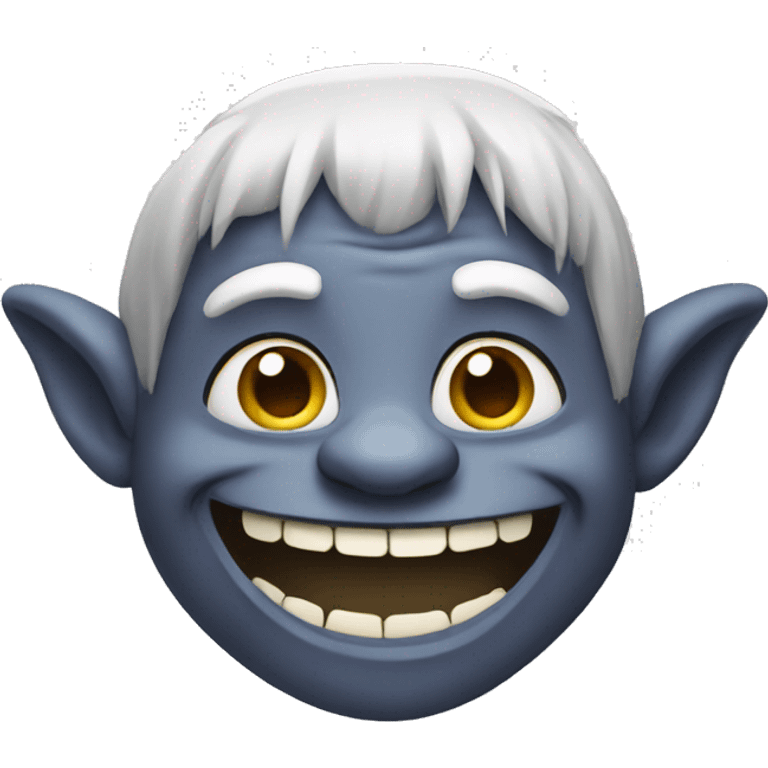 troll and smile  emoji