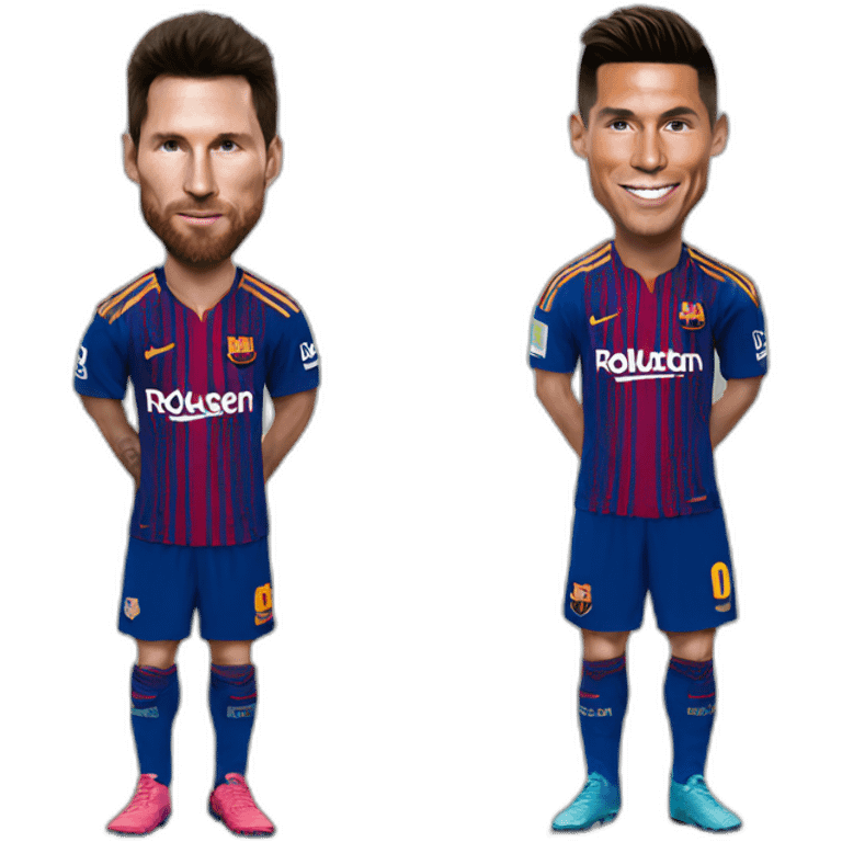 Messi and Ronaldo emoji