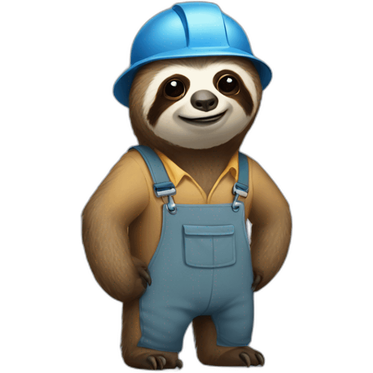 SLOTH WORKER emoji