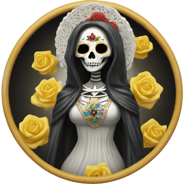 The statue of Santa Muerta, Goddess of Death.  emoji