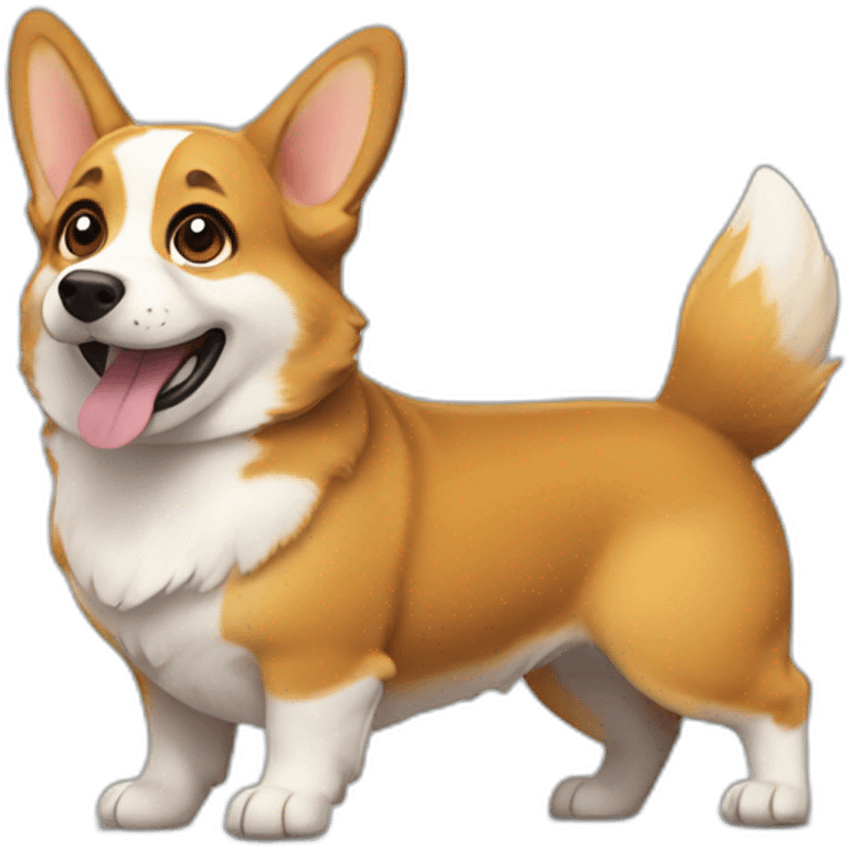 corgi hero emoji